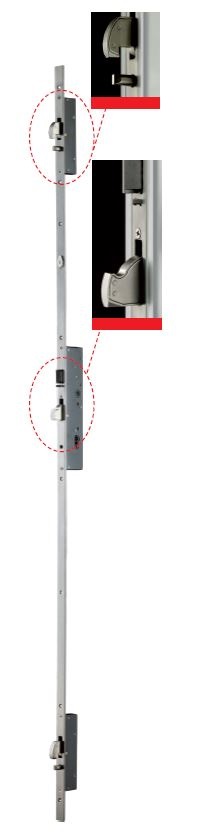 CERR.MULTIBLINDO EASY EXIT.FRTE U.E65 INOX DCHA