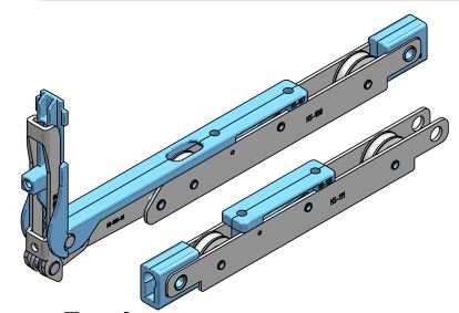 KIT CARROS CORREDERA ELEVABLE CAMARA 30