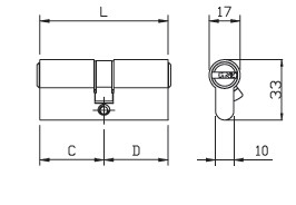 BOMBILLO ISEO R6 50+60 NIQUEL DOBLE EMBRAGUE