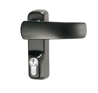 MANILLA C/LLAVE ANTIPANICO ISEO IDEA NEGRO
