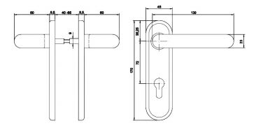JGO.MANILLA ANTIPANICO ISEO INOX T032412