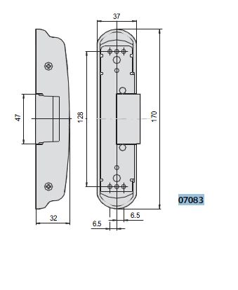 CERRADERO ELEC SOB 12V C.A.CON AN