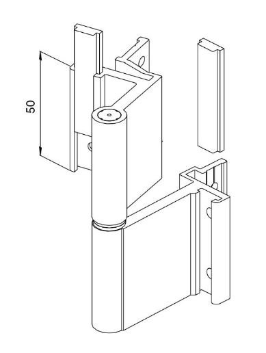 BISAGRA JOPESA PC-CE-24 BLANCO PC24