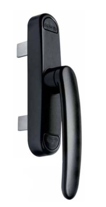 CREMONA ALUALPHA BAJA FIJACION FRONTAL NEGRO