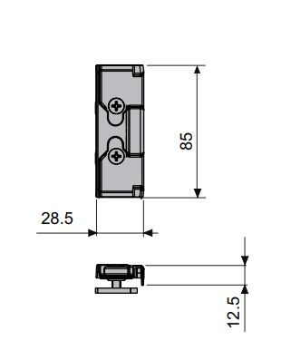 CERRADERO ANTIROBO FAPIM SISTEMA VELOX 17MM