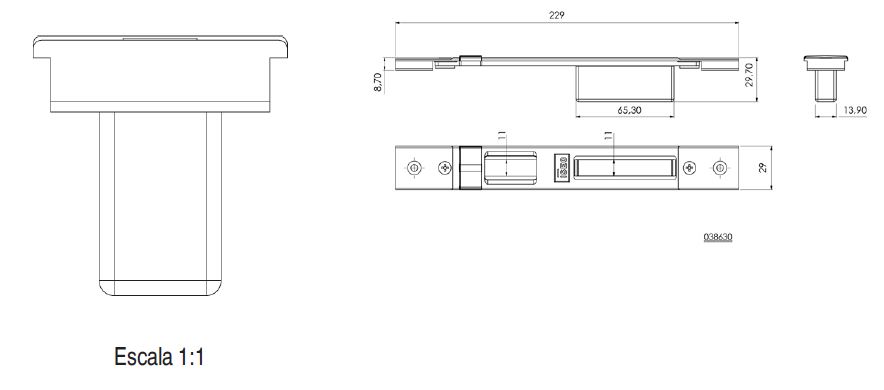 CERRADERO ISEO CENTRASL 29X229 PERFORMA VELOX