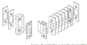 JGO.DE CONTACTOS 12V. PVC ISEO