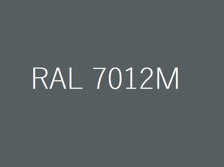 CHAPA 2 X 1 X 0.8 RAL 7012 MATE 1CARA