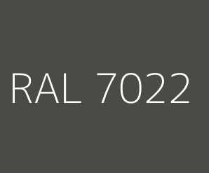CHAPA 2 X 1 X 0.8 RAL 7022 MATE 1CARA