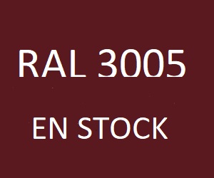 CHAPA 2 X 1 X 0.8 RAL 3005 1CARA