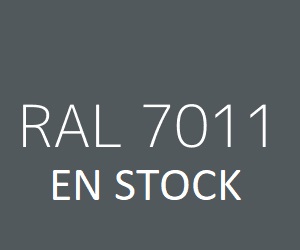 CHAPA 2 X 1 X 0.8 RAL 7011 1CARA