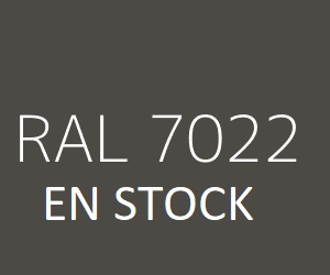 CHAPA 2 X 1 X 0.8 RAL 7022 1CARA