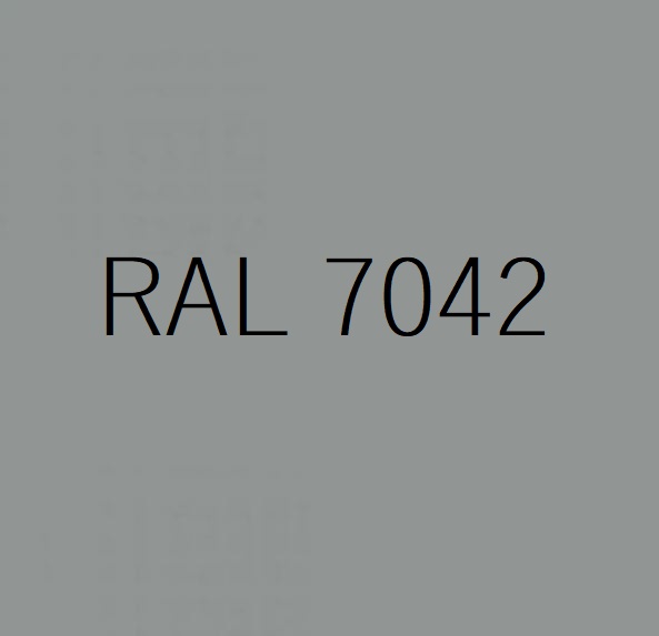 CHAPA 2 X 1 X 0.8 RAL 7042 1CARA
