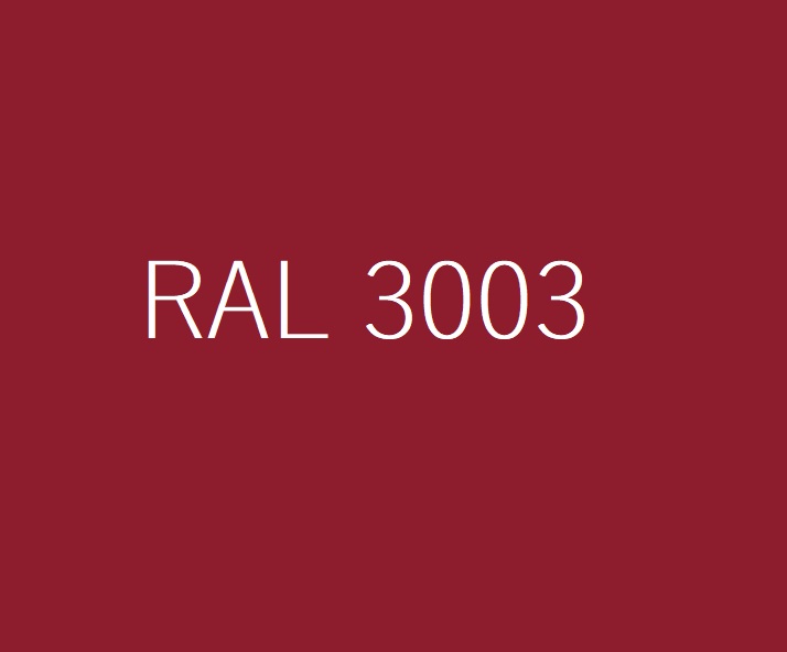 CHAPA 3 X 1.25 X 1 RAL 3003 2CARAS