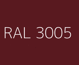 CHAPA 3 X 1.25 X 1 RAL 3005 2CARAS