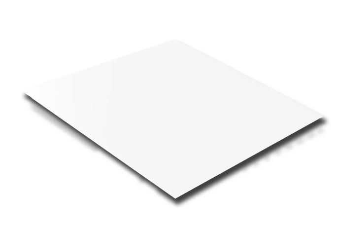 CHAPA 3 X 1.25 X 1.2 BLANCO MATE 2C