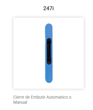 CIERRE EMB.ALUALPHA 247I BLANCO