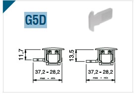 GANCHO CIERRE ALUALPHA G5D PARA LÍNEA ECO