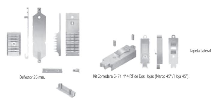 KIT CORREDERA C-71 Nº 4