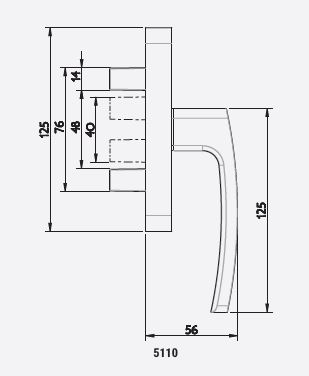 CREMONA MR QUAD 2PALAS 5110 C/LLAVE NEGRO