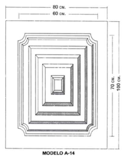CUARTERON A-14 BLANCO