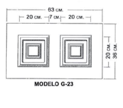 CUARTERON G-23 BLANCO