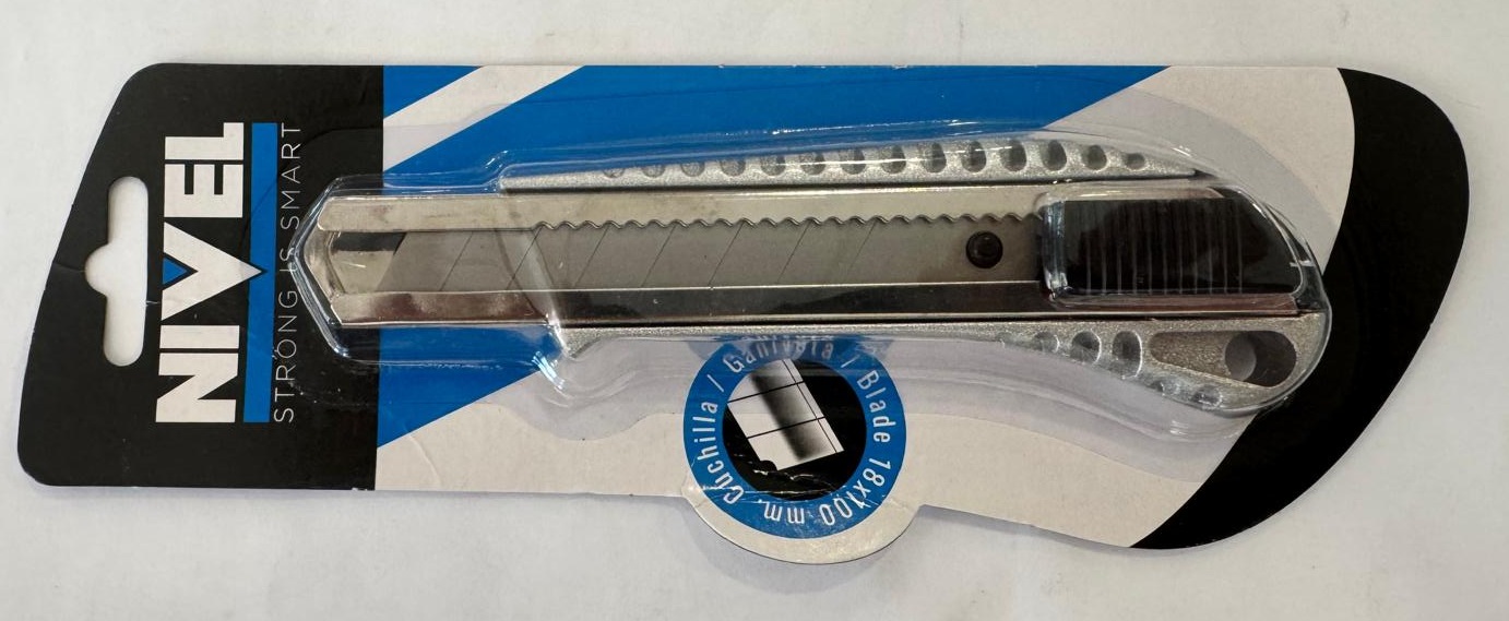 CUTTER ALUMINIO NIVEL 18X100MM