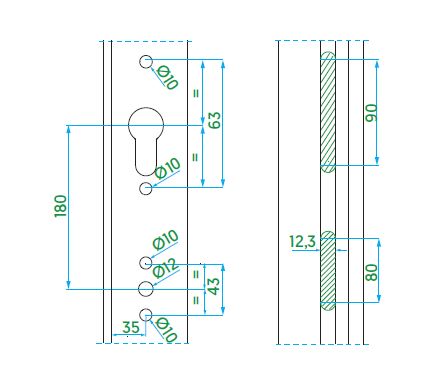 CREMONA VORNE C.V.C/LLAVE 35/1601-2000 2BULONES