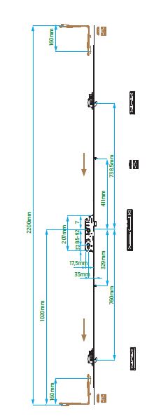 CERRADURA GANCHO Y BULON VORNE 35/92 1900-2200