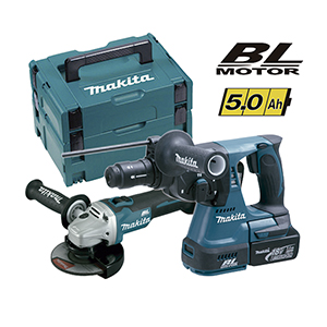 DXL2125TJ1 COMBO DGA504Z+DHR243Z 5AH MAKITA