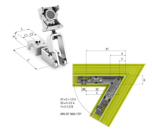 ESC.MONT.0901 ANG.VAR. K2 40/20 36 X 152