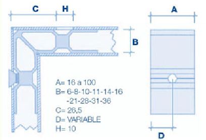 ESC.ANUD.TUB.3-3731-D 40X35 METALES