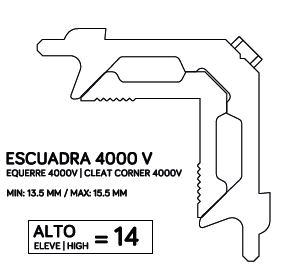 ESC. SA VERTICE 4000 V/25 CENTRO INEXAL/DOMO (MARC
