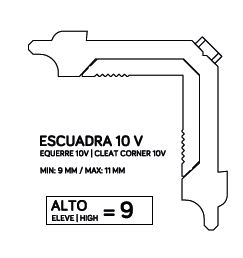 ESC.SA VERTICE 10 V/35 CENTRO