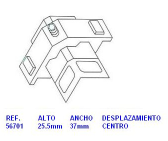 ESC.SA ALUMAFEL S/FORMA 15 PUERTA MARCO