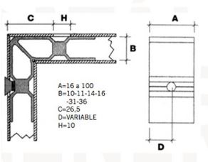 ESC.LORD.TUBULAR L3-3716-C REFORZADA