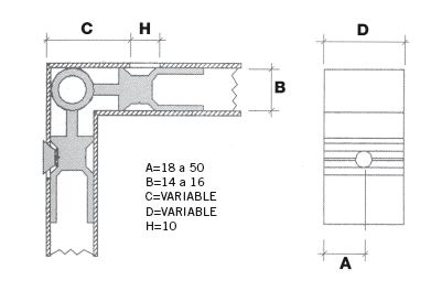 ESCUADRA LORFID LG-2514-C GRADUABLE ALFIL