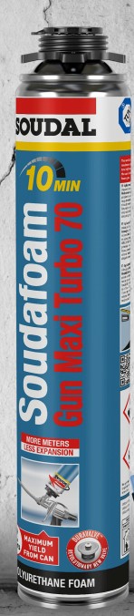 ESPUMA POLIURETANO SECADO RAPIDO TURBO 70 SOUDAL