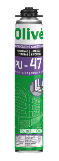 ESPUMA POLIURETANO PISTOLA PU-47 olive