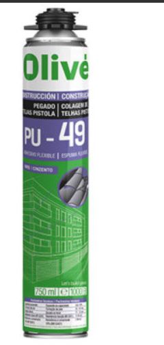 ESPUMA TEJAS PU49 PISTOLA GRIS