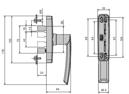 CREMONA FAPIM 2PALA GEA 540 NEGRO
