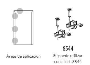 CERRADERO REGUL.ZAMAK PER.ENRAS/SOLAPE PLATA 9006