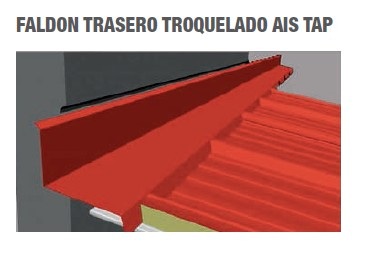 FALDON TRASERO TROQ.TAPAJUNTAS (3.20MTS)PRECIO MT