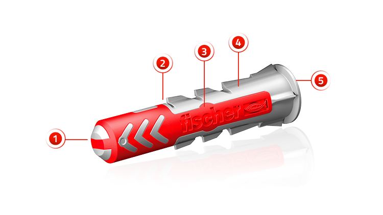 TACO FISCHER CON TORNILLO DUOPOWER 6X30S