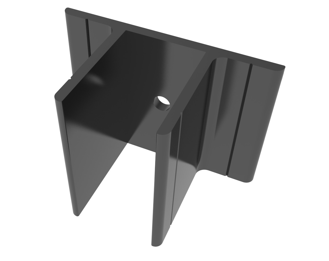 FIJA VERJAS 40 X 20 NEGRO
