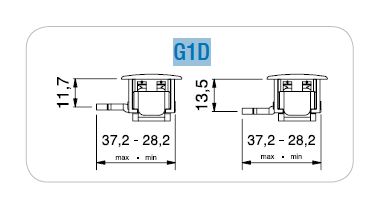 GANCHO INOX LINEA STAR G1D ALUALPHA