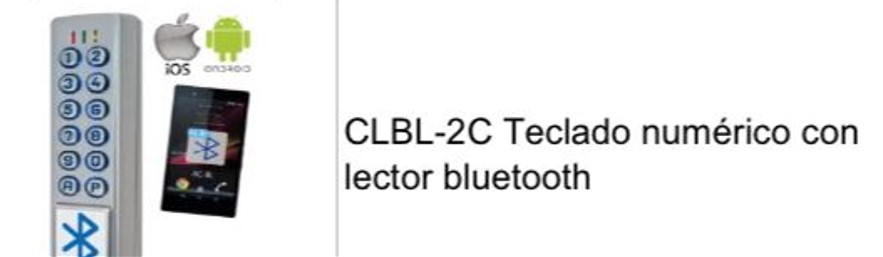 CLBL-2C TECLADO NUMERICO C/LECTOR BLUETOOTH
