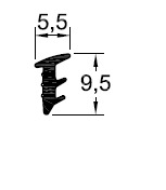GOMA COX-7 NEGRA HUECO 2 MM