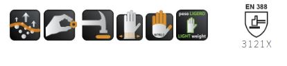 GUANTES SUPERFLEX SN349 T/9