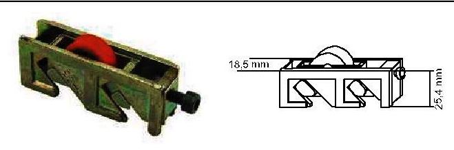RUEDA C23 2300 A400 ZAMAC REGULABLE